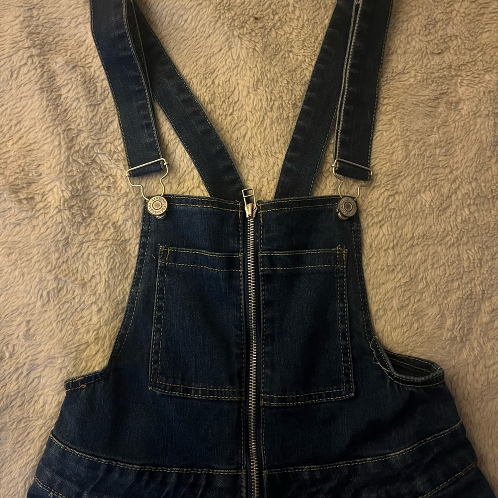 Forever 21 Indigo Denim Overalls